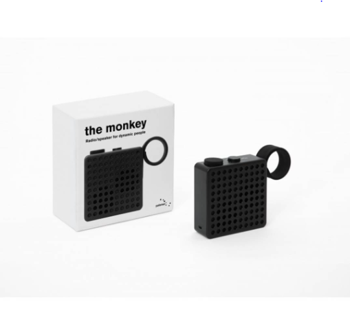 PRMORADIOBK THE MONKEY Radio et Enceinte Bluetooth Noir