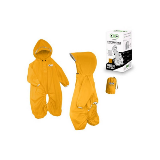 REIMPERJ Imperméable jaune pour siège vélo enfant - Bambins 1 - 5 ans