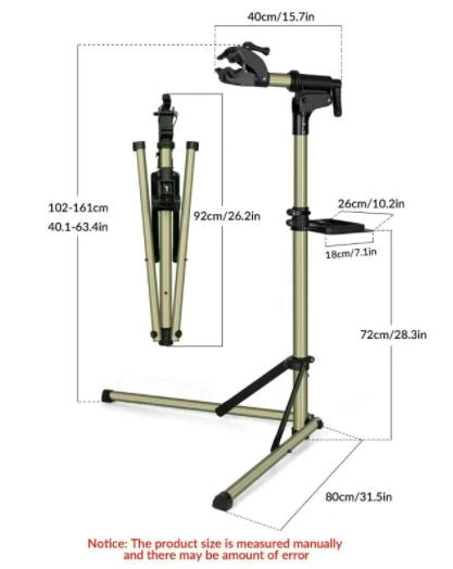 ROCKBROS Béquille de vélo en aluminium Béquille de réparation Max. 30KG