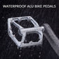 ROCKBROS Pédales de vélo de course en aluminium ultra légères antidérapantes 9/16 pouces