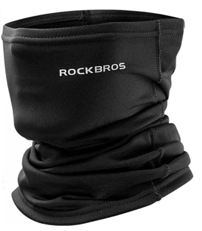 ROCKBROS Foulard multifonctions Demi-cagoule Chauffe-nuque Etanche à l'hiver Chaud Foulard tubulaire Respirant Couvre-visage Balaclava