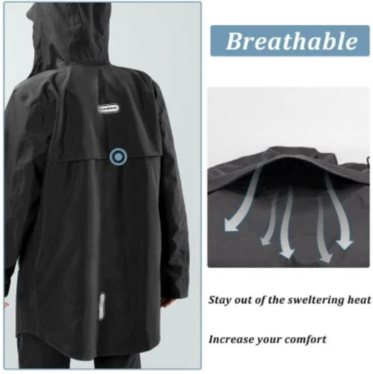 ROCKBROS Imperméable Veste de pluie Imperméable au vent