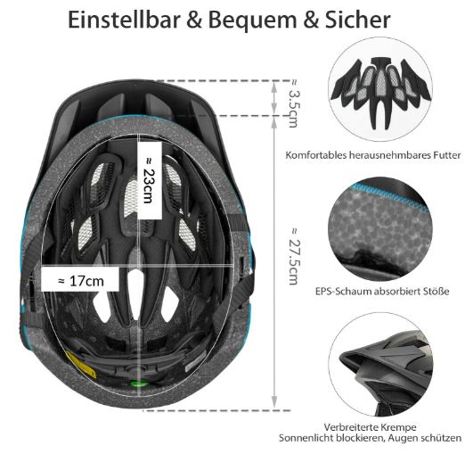 Casque de vélo pour enfants ROCKBROS Casque de sécurité sportif amovible pour enfants