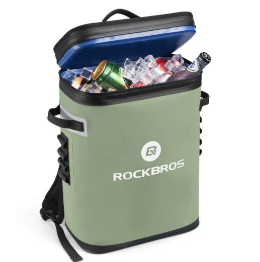 ROCKBROS 20L Sac isotherme étanche Glacière Camping Réfrigérateur Sac pique-nique