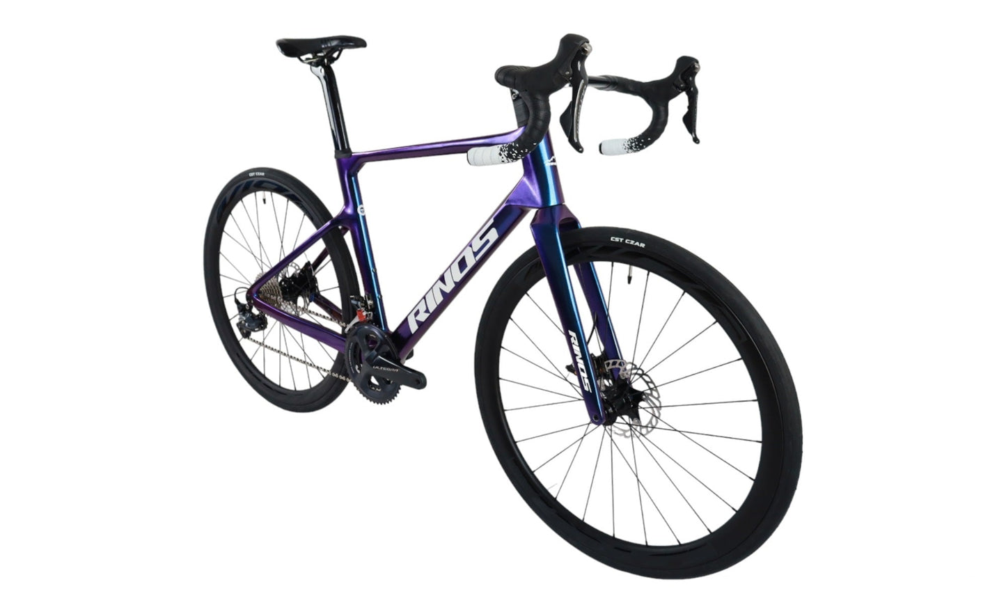 RINOS Vélo de route en carbone 700C Shimano Ultegra R8000 22 vitesses Odin5.0