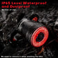 ROCKBROS Feu arrière de vélo rechargeable intelligent 60 lumens 4 modes IP65 étanche avec mise sous tension automatique