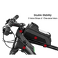 ROCKBROS 029 Sac de cadre de vélo Étui pour téléphone portable étanche jusqu'à 5,8 pouces