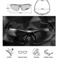 ROCKBROS 10003 Lunettes de Sport Polarisées avec 5 Verres Interchangeables Noir