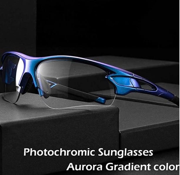 ROCKBROS 10069 Lunettes de sport photochromiques protection UV400