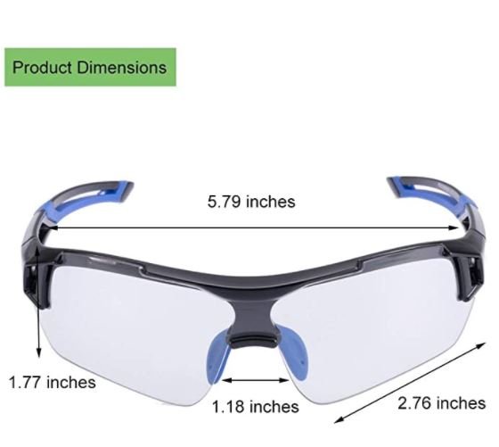 ROCKBROS 10111 Lunettes de soleil Lunettes de cyclisme photochromatiques Bleu