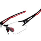 ROCKBROS 10125 Lunettes Vélo Photochromiques Transparent Photochromique Blanc