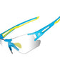 ROCKBROS 10125 Lunettes Vélo Photochromiques Transparent Photochromique Blanc