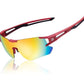 ROCKBROS 10129 Lunettes de soleil polarisées sans monture Bleu