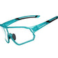 ROCKBROS 10136 Lunettes Vélo Photochromiques Transparent Photochromique Bleu