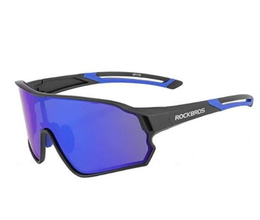 ROCKBROS 10138 Lunettes de Soleil Lunettes de Cyclisme Polarisées UV400