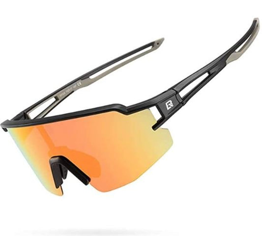 ROCKBROS 10171 Lunettes de cyclisme Lunettes de soleil polarisées Protection UV400