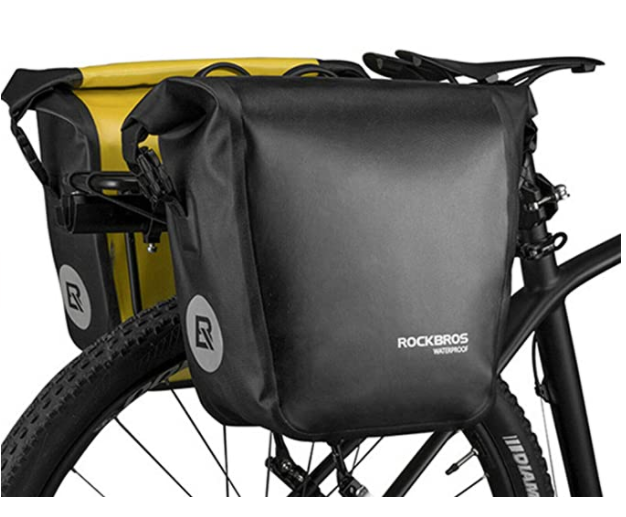 ROCKBROS AS-003-1BK Sac de transport avant/arrière 100% étanche 12-16L Noir