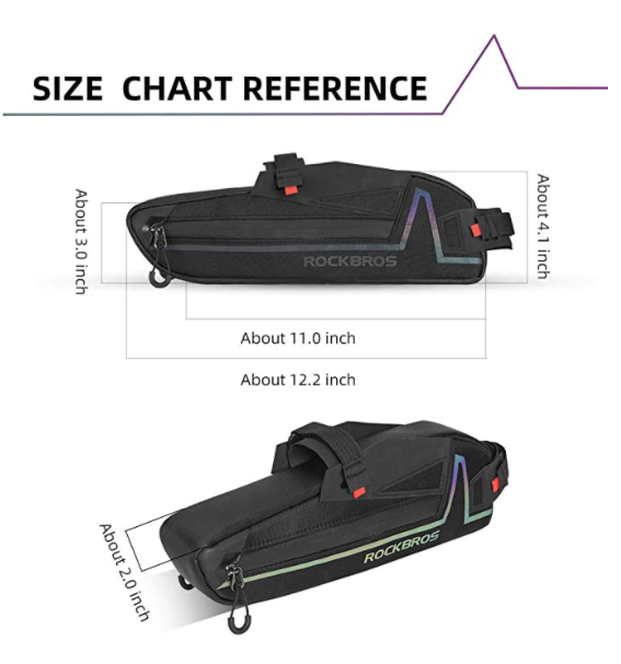 ROCKBROS B56 Frame bag sacoche vélo étanche 1.5L