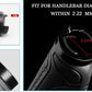ROCKBROS Poignées de guidon de vélo ergonomiques 22mm noir