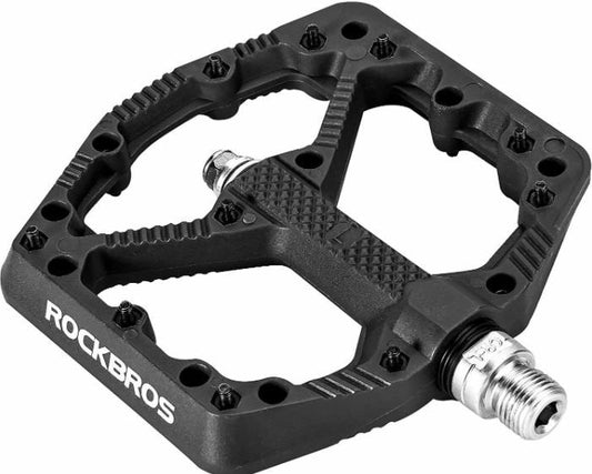 ROCKBROS PĂ©dales de vĂ©lo VTT VĂ©lo de route PĂ©dales de vĂ©lo 9/16 pouces 3 roulements scellĂ©s