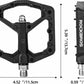 ROCKBROS Pédales de vélo VTT Vélo de route Pédales de vélo 9/16 pouces 3 roulements scellés