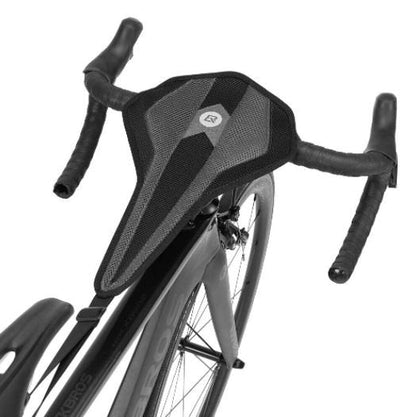 ROCKBROS attrape-sueur de vélo pour entraîneurs à roulettes anti-transpiration respirant gris sans support de téléphone portable