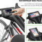 ROCKBROS attrape-sueur de vélo pour entraîneurs à roulettes anti-transpiration respirant gris sans support de téléphone portable