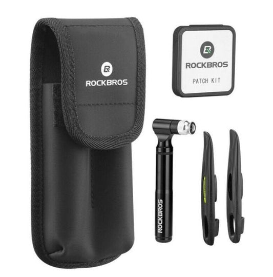 ROCKBROS Outils de vélo Outil multifonction de pompe en alliage d'aluminium AV / Fv n7