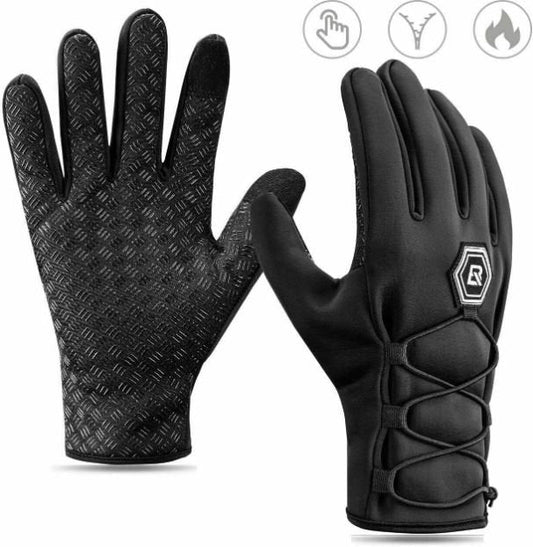 ROCKBROS Gants de Cyclisme Femme Homme Gants d'Hiver Écran Tactile Coupe-Vent 1 M