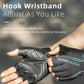 ROCKBROS Gants de cyclisme, demi-doigts PU+SBR femmes/hommes cyclisme M