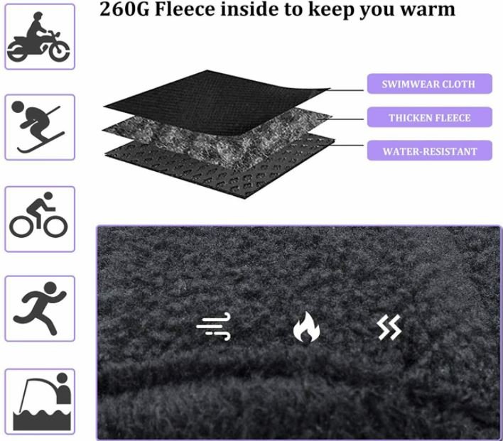 ROCKBROS gants de cyclisme hiver moto vélo cyclisme vélo vtt gants M