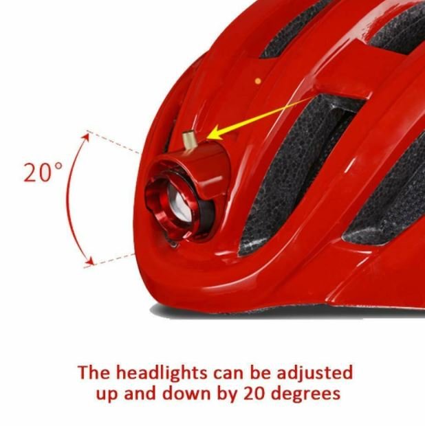 ROCKBROS casque de vélo casque de sécurité extérieur taille 57-62 cm multifonction rouge