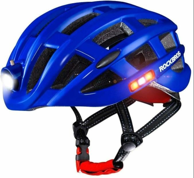 ROCKBROS casque de vélo casque de sécurité extérieur taille 57-62 cm multifonction rouge