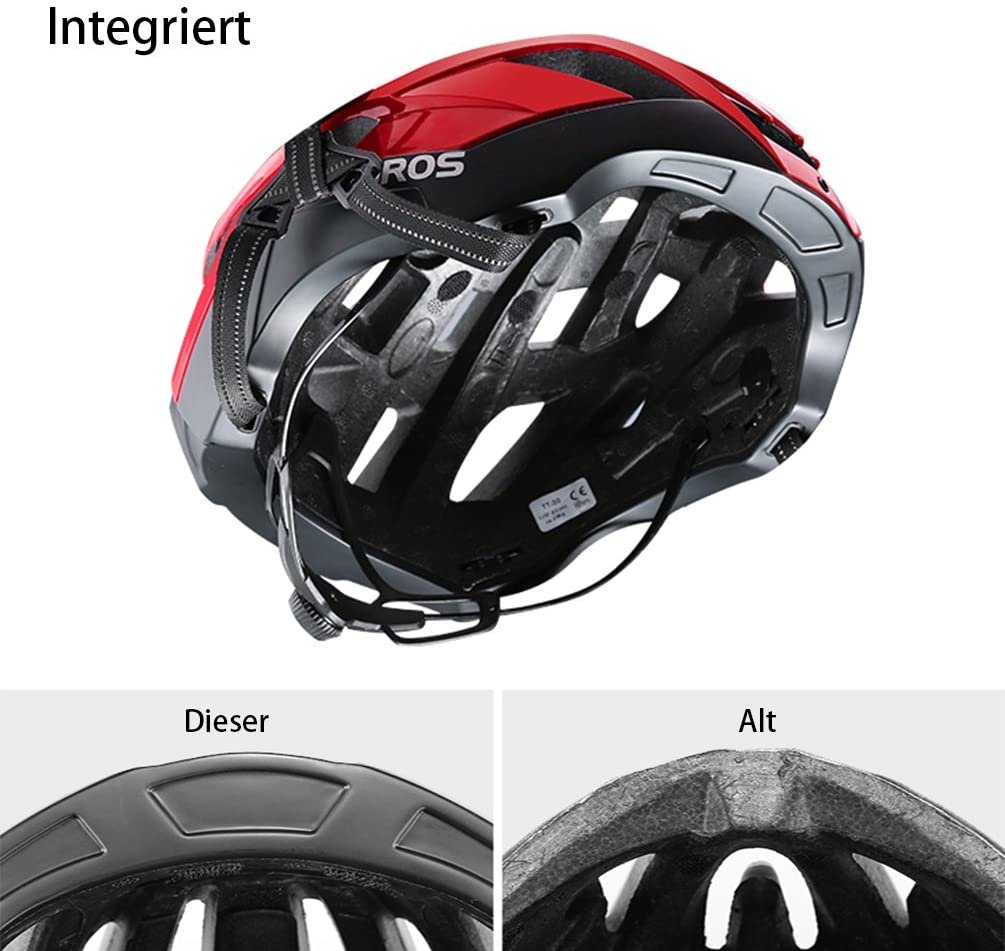 ROCKBROS TT-30 Casque de vélo avec Système de refroidissement flexible bleu