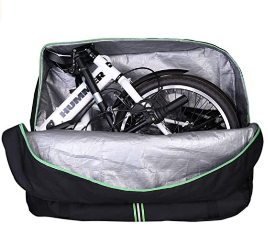 ROCKBROS Sac de transport pour vélo pliant Sac de voyage pour vélo de 14 à 20 pouces