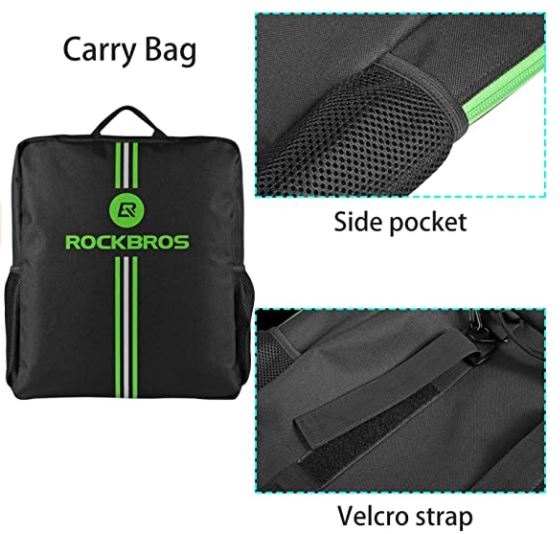 ROCKBROS Sac de transport pour vélo pliant Sac de voyage pour vélo de 14 à 20 pouces