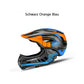 ROCKBROS TT-32S Casque enfant mentonnière amovible S (48-53 cm) orange/jaune