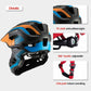 ROCKBROS TT-32S Casque enfant mentonnière amovible S (48-53 cm) orange/jaune