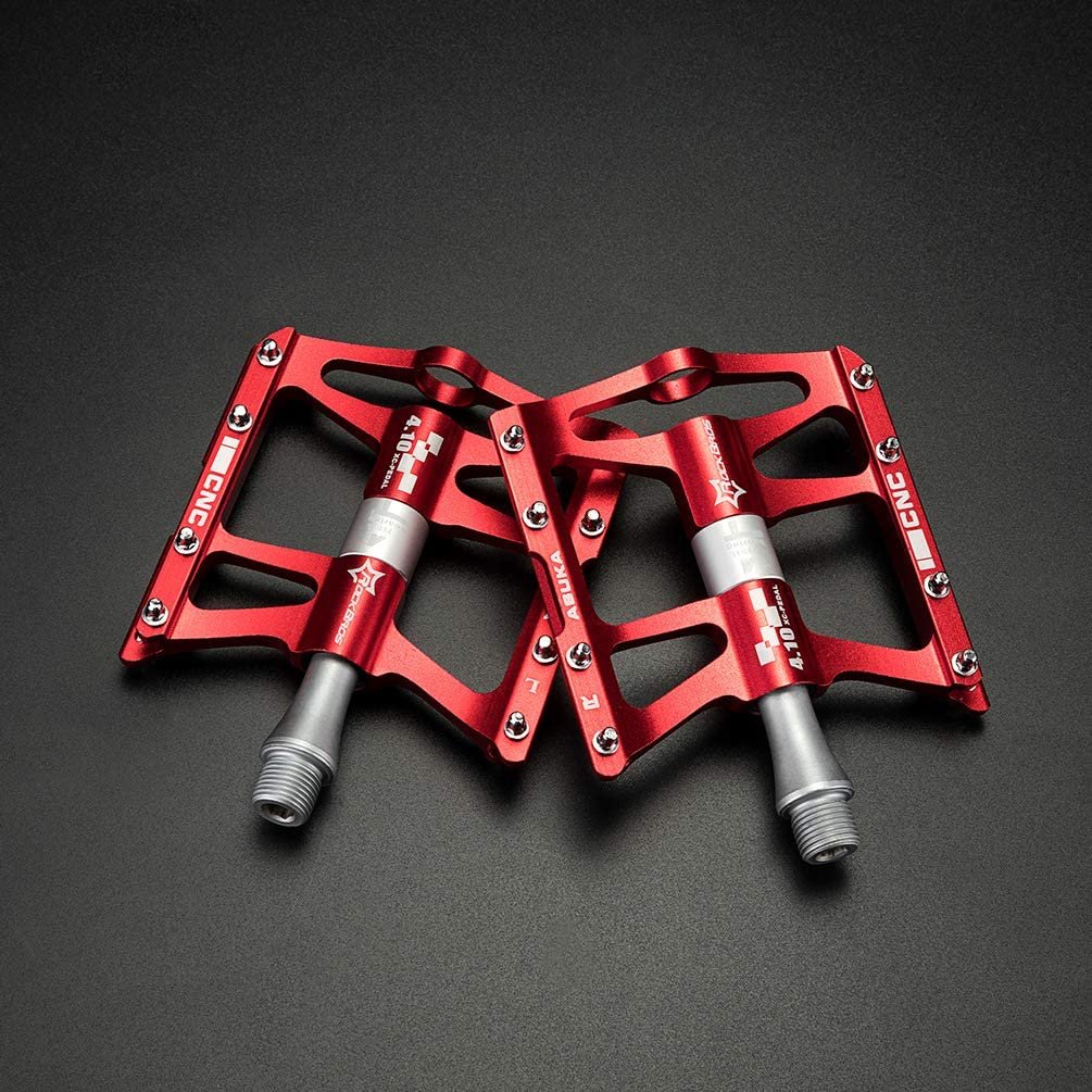 ROCKBROS Pédales VTT Asuka rouge