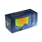 ROCKBROS Lunettes de ski pour femme homme enfant Lunettes de ski d'hiver anti-buée Bleu (enfants)