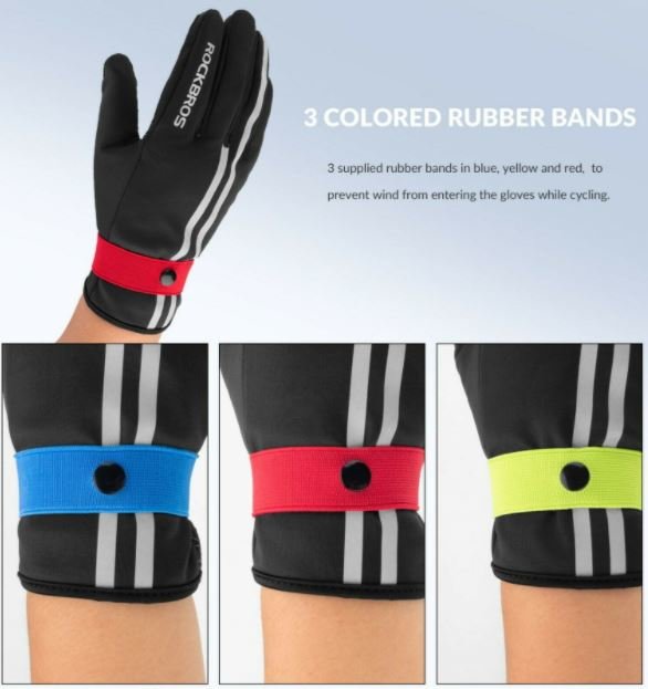 ROCKBROS gants complets gants de cyclisme cyclisme écran tactile vélo de route M