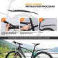 ROCKBROS ensemble de garde-boue de vélo garde-boue 26/27.5/28 pouces garde-boue de vélo vtt