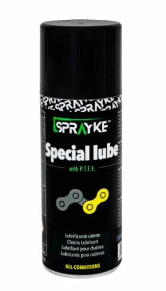 SPRAYKE Special Lube Lubrifiant pour chaînes avec huile fluide de silicone sous forme de spray